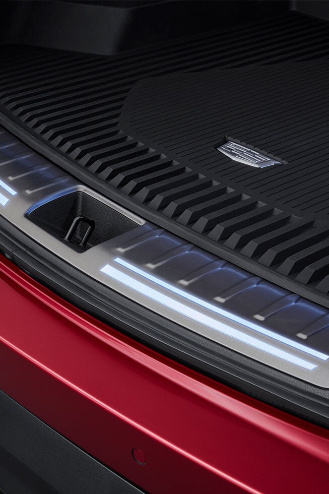 Protector de cajuela iluminado en negro para tu SUV compacta de lujo, Cadillac XT4 2025