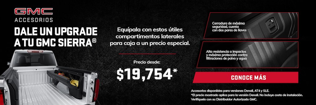 Estrena accesorios GMC
